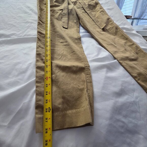 Banana Republic High Rise Utility Pants | Safari Cargo Crop Trousers | Size 4 - Picture 7 of 9